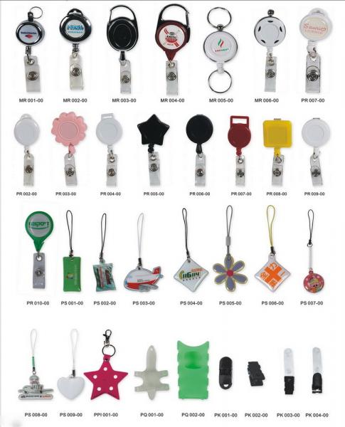 Quality Lanyard Accessory ABS Retractable Badge Holder , Mobile Phone Strap for sale