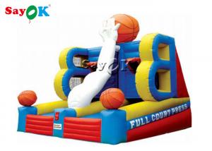 China Inflatable Baseball Game Outdoor Sport Inflatable Basketball Board Double Shot Hoop Game 3 Years Warranty on sale