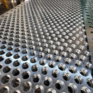 Wholesale Perforated Stainless Steel Bar Grating Round Holes Rust Resistant from china suppliers