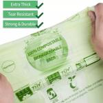 Compostable Material Pla Plastic Bags Eco Friendly Biodegradable T Shirt