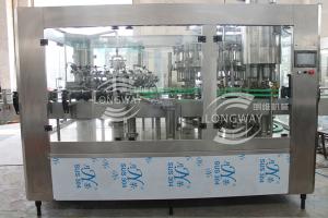 Wholesale 100% Factory Sales Industrial Pull Ring Cover Carbonated Beverage cold Filling Machine (Monobloc Type ) from china suppliers