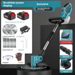 9 Inch Brushless Electric Garden Lawn Mower 500W With Power Display