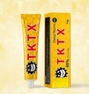 Wholesale Yellow TKTX40% Painless Numbing Cream For Micro Needle Painless Tattoo Cream from china suppliers
