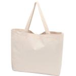 100% Cotton Shopping Custom Printed Logo Beach Canvas Tote Bag for Business