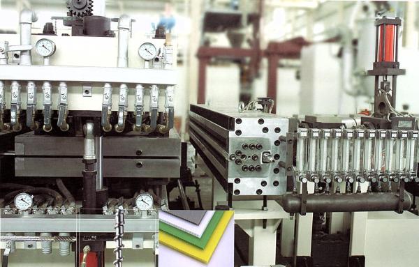 Constructions Plastic Extrusion Line Hollow Cross Section Plate Die 1200 - 2200