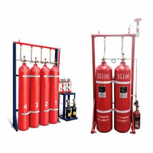 Wholesale 80L Red IG100 Inert Gas Fire Prevention System Automatic from china suppliers
