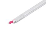 Sliver Color Light Manual Tattoo Pen / Professional Eyebrow Microblading Tool
