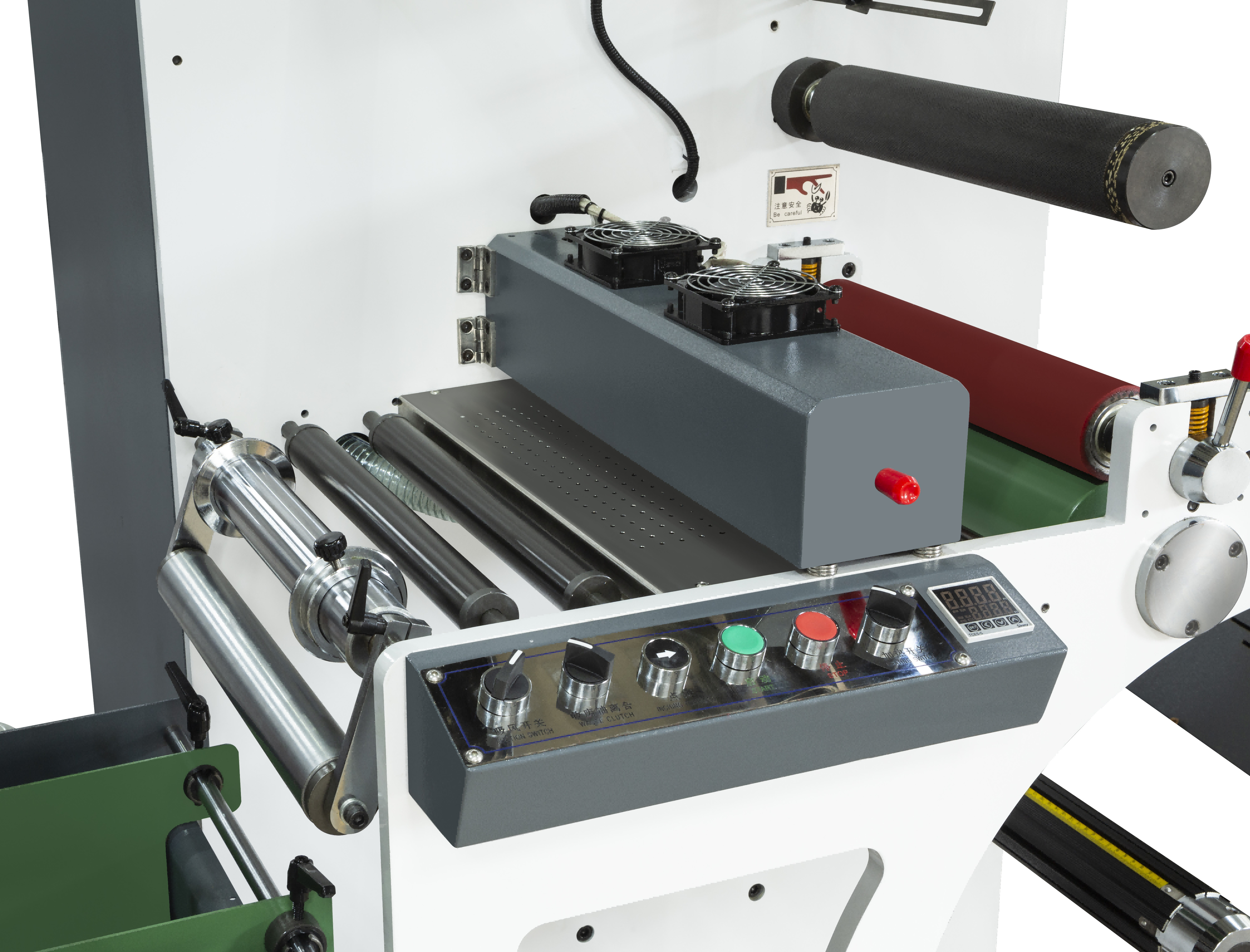 SR-450G Automatic High Speed hot stamping die cutting machine 80m/min