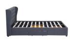 Minimalist 160*200cm King Size Platform Bed Frame Four Drawers