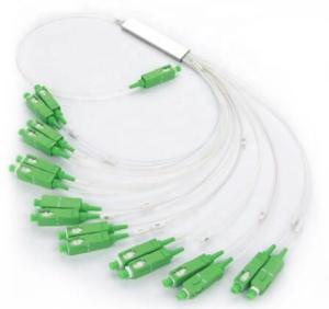 Wholesale SC APC 1 Input 8 Output 1x8 Steel Tube Fiber Optic PLC Splitter from china suppliers