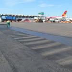 High Tensile Strength Fiberglass Geogrid For Asphalt Reinforcement Pavement