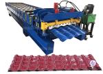 Glazed Tile Corrugated Steel Roll Forming Machine Roofing Sheet MachineWith 18