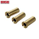 2.32mm Circular Connector Crimp Contacts Female Brass Pin Gold Plated Connector