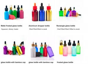 China 1oz 50ml Cosmetic Glass Bottles With Glass Pipette For Essential Oil  OEM on sale