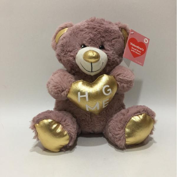 Hot-Selling Wholesale Plush Toy Valentine′ S Day Teddy Bear with Heart Sweet