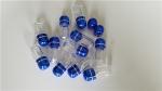 Clear Plastic Pill Bottless Rhino Capsule Containers Colorful Metal Cap For 3D