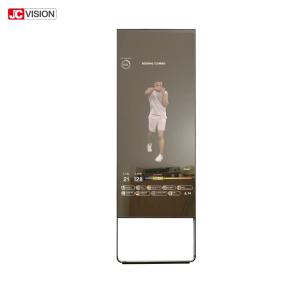China Interactive Magic Workout Mirror , Exercise Touch Screen Fitness Smart Mirror on sale