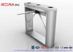 Fingerprint Reader Tripod Turnstile Gate , Full 304 Stainless Steel Turnstile