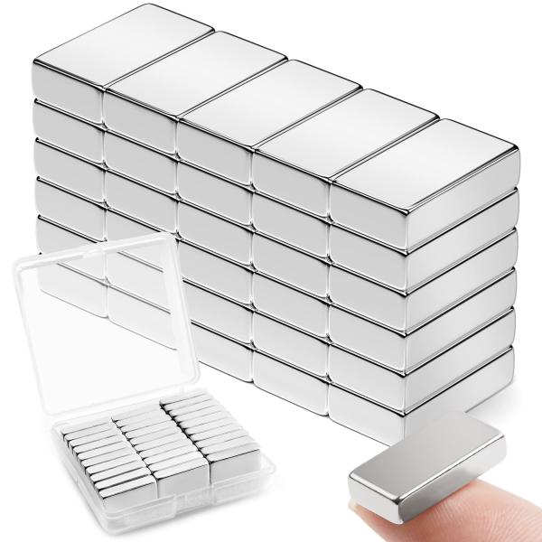 Customized Strong Block Neodymium Magnets 20mm X 10mm X 2mm Magnet with