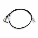 0.5M Red Camera Monitor Cable Jack 3.5mm To Lemo 4 Pin For Tentacle Sync