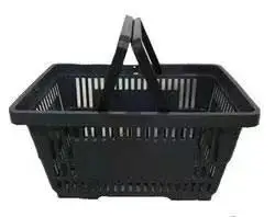 Factory Custom Plastic supermarket shopping basket cesta para supermercado