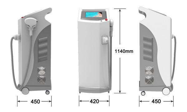 1800W 808nm diode laser hair removal machine for salon use