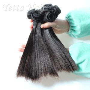 Wholesale Short Double Drawn Funmi Virgin Hair With Silky Straight Tangle Free from china suppliers