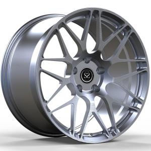 Wholesale Satin Silver 1 Piece Forged Wheels Monoblock Staggered 22 Inches 5x112 Bolt Pattern from china suppliers