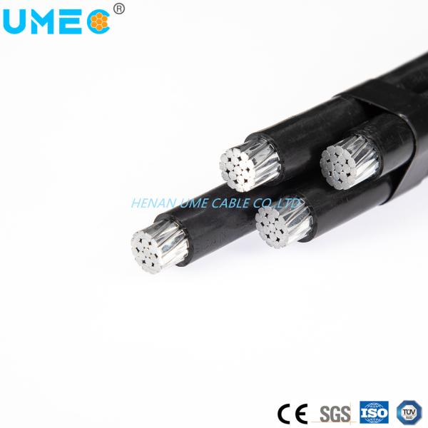 Overhead Insulated Aluminium Conductor 4X16 4X25 4X35 4X50 mm2 4 Cores Low