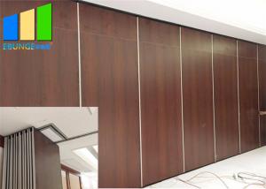 China Banquet Room Acoustic Folding Door System Mobile Sliding Partition Walls on sale