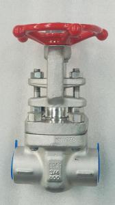 Wholesale Forged Steel Socket Weld Wedge Gate Valve 1/2 - 2 Nominal Diameter BS5352 from china suppliers