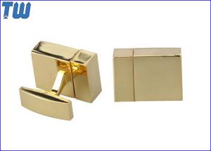 Wholesale Golden Color Cufflinks Disk 512MB USB Memory Stick Thumb Drive from china suppliers