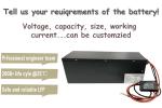 Efficient Wall-mounted Lipo Battery Off-grid 48v 52ah Balcony Energy Storage For