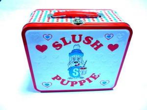 Wholesale Lunch Metal Tin Box Tinplate Rectangle 0.25mm Thickness With Hinge from china suppliers