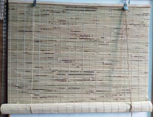 Wholesale Natural Tiger Skin 1.6x3.1m 2.1x3.1m Bamboo Roller Blinds from china suppliers