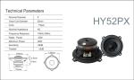 Home Theatre 2 Channels 60W RMS 20kHz Coaxial Car Speaker