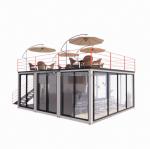 20ft or 40ft Modular Container Small Kitchen Garden House Customized Color