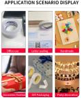 High Bonding Double Sided Tissue Tape Jumbo Roll Acrylic Adhesive For Paper