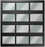 Full View Security Electric Garage Doors Roller Shutters High Visibility