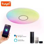 36W Modern Music Ceiling Light Colorful RGB Remote Control APP Smart Music LED