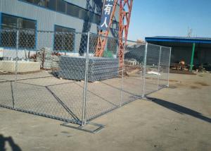 Wholesale Temp Building Chain Link Temporary Fencing , Freestanding Chain Link Fence Panels from china suppliers