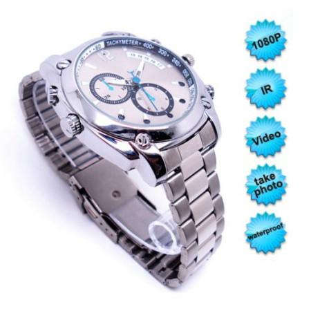 8GB HD 1080P Waterproof Spy Watch Camera Mini Digital Video Recorder W/ Night