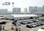 1000 People White Marquee Tent With PVC Sidewalls For Temporary Outdoor Event
