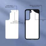 Stylish 2D Rubber Sublimation Phone Case For Samsung S22 S23 S24 S25 Plus Ultra