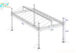Custom Made Metal Roof Dj Light 30M Stage Display Truss For Bar