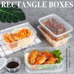 Europe Pack 100% biodegradable 750ml PP disposable plastic food container