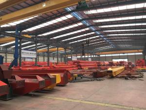 Wholesale 10t Travelling Double Girder Overhead Crane A6 Duty With 35m Span from china suppliers