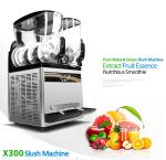 15+15L Commercial Slush Machine For Sale 220V/110V 500W With LCD Screen Touch