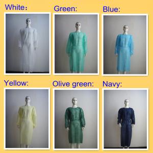 Wholesale Non Woven Disposable Operating Gowns Multicolor With Long Sleeves from china suppliers