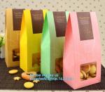 Wholesale Bread Art Packing Kraft Paper Bag,Food Grade disposable Paper Bag With